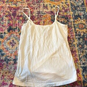 Johnny Was white slim strap tank top. Size small nwot